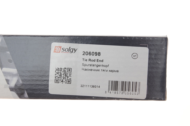 Купить 206098 Solgy Наконечник рулевой тяги, внешний