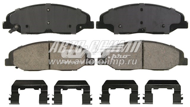 Колодки тормозные передние дисковые WAGNER ZD1332