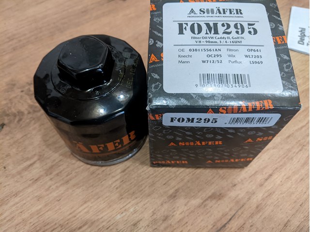 Фильтр очистки масла центробежный Shafer FOM295 цена, от 2.72 USD