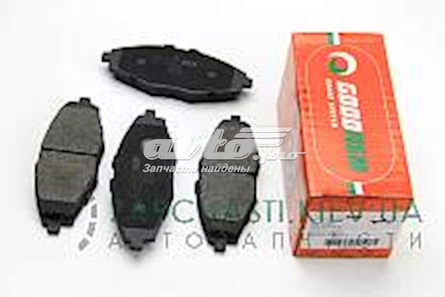 Колодки тормозные передние дисковые GOODREM RM1223