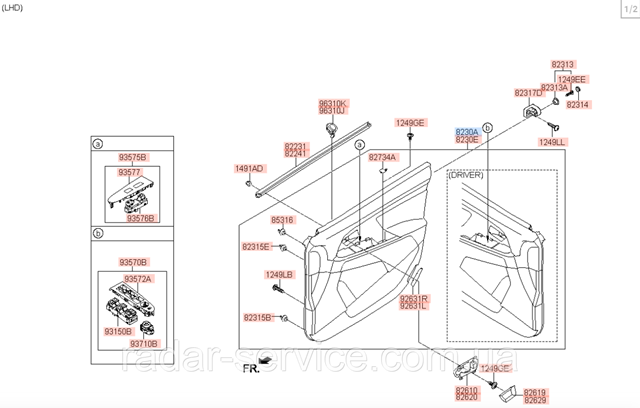 823083U013WK Hyundai/Kia