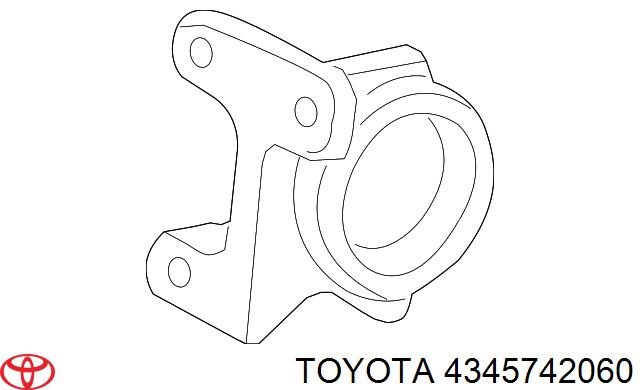 Suporte de rolamento suspenso do semieixo dianteiro para Toyota RAV4 (A3)