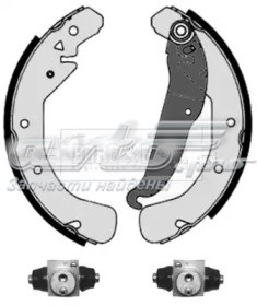 BBS1011K Borg&beck sapatas do freio traseiras de tambor