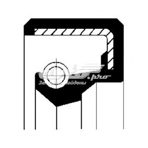 Сальник рулевой рейки/механизма (см. типоразмеры) Corteco 12014271B