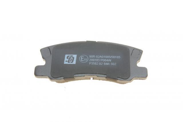 Задние тормозные колодки 209183 Solgy