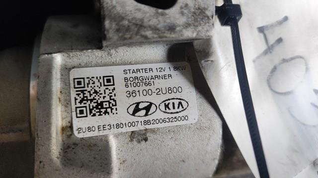 361002U800 Hyundai/Kia motor de arranco