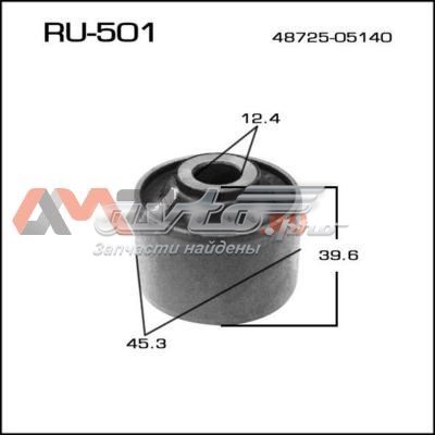 Сайлентблок цапфы задней RU501 Masuma