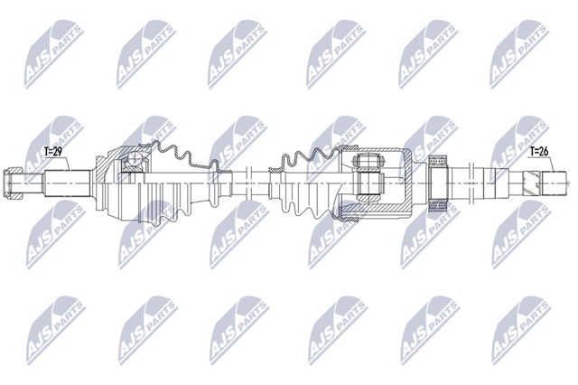 Правая полуось 391004421R Renault (RVI)