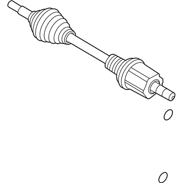 Полуось (привод) передняя IKL1MZ3A428B Market (OEM)