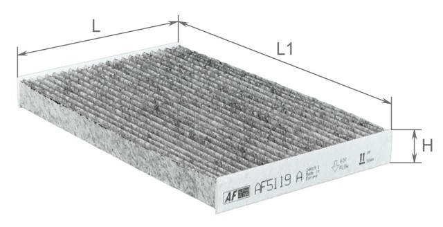 Фильтр воздушный отопителя Alpha Filter AF5119A цена, от 2.54 USD