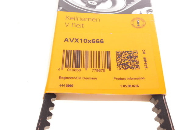 Клиновый ремень Continental/Siemens AVX10X666 цена, от 3.69 USD