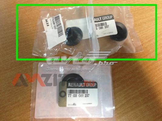 7703081237 RENAULT Clip de fijación del guardabarros original y equivalente