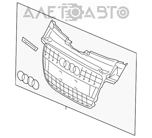 Решетка радиатора на Audi A4 Allroad (Ауди А4)