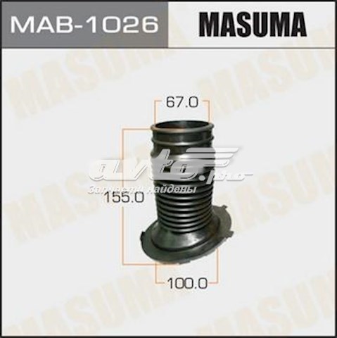 Пыльник амортизатора переднего Masuma MAB1026