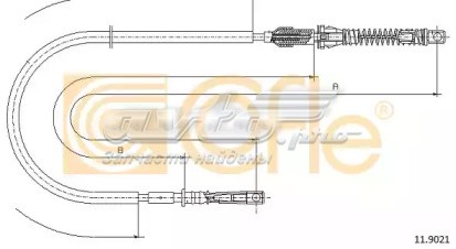 Трос газу 119021 COFLE