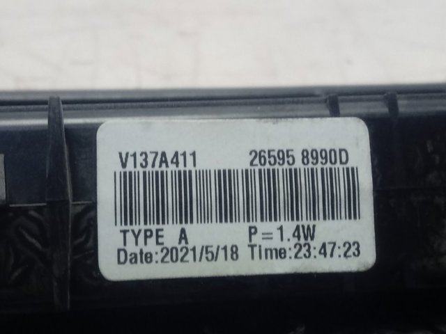 Купить 265958990D Renault (RVI) Стоп-сигнал заднего стекла