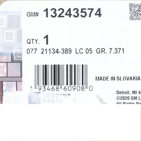 Купить 20944644 General Motors 