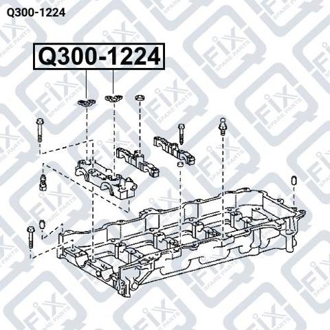 Прокладка масляной магистрали управления муфтой Q-fix Q3001224 цена, от 2.76 USD