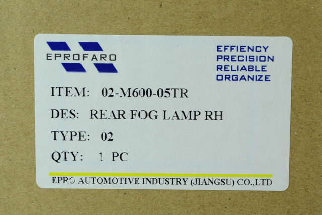 Фара противотуманная задняя, правая EPROFARO 00000074351 цена, от 42.33 USD