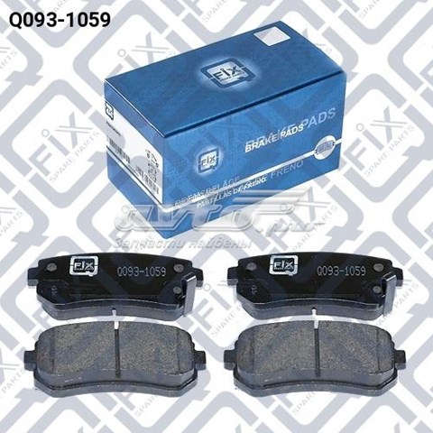 Колодки дисковые  Q-fix Q0931059 цена, от 22.25 USD