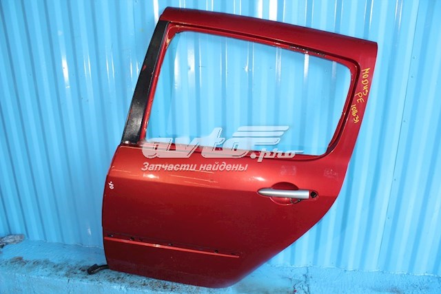 Porta traseira esquerda para Renault Modus (JP0)