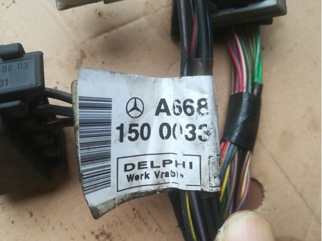 A6681500033 Mercedes fios isolados da seção de motor