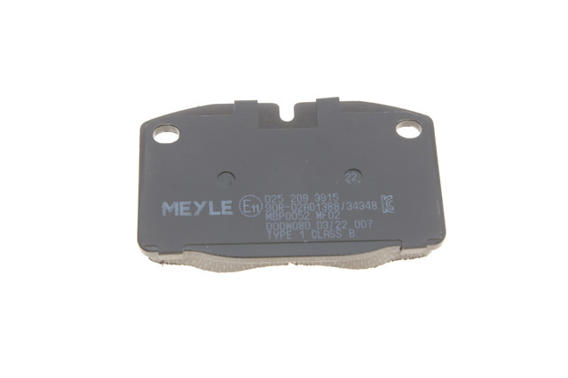 Тормозные колодки Meyle 252093915