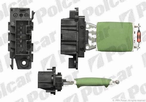 Купить 3024KST2 Polcar Регулятор оборотов вентилятора печки