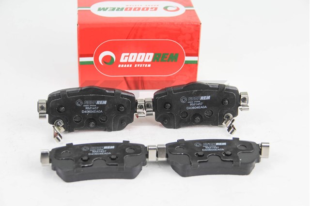 Колодки тормозные задние дисковые GOODREM RM1457