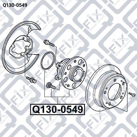 Купить Q1300549 Q-fix Задняя шпиндель