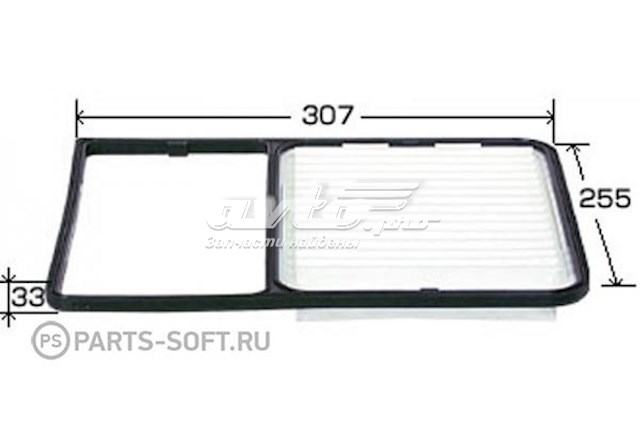 A1016 JS Asakashi Воздушный фильтр двигателя