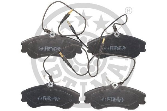 Колодки тормозные передние дисковые OPTIMAL BP10173