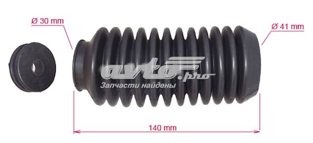 Пыльник рулевого механизма/рейки, левый MSG VW104DUSTER цена, от 2.84 USD