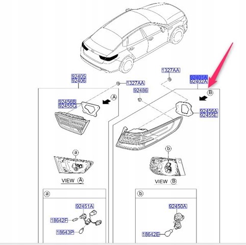  92401D4400 Hyundai/Kia