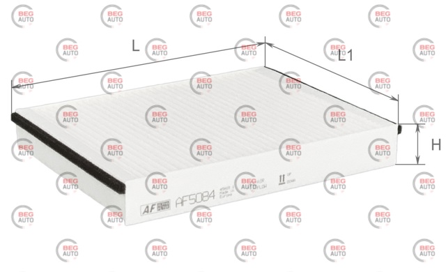 Купить AF5084 Alpha Filter Фильтр салона угольный