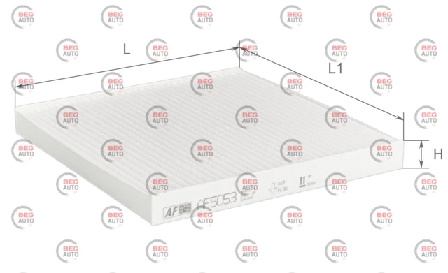 Фильтр воздушный отопителя Alpha Filter AF5053 цена, от 2.87 USD