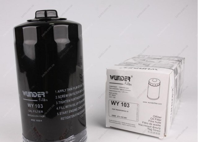 Фильтр масла Wunder WY103