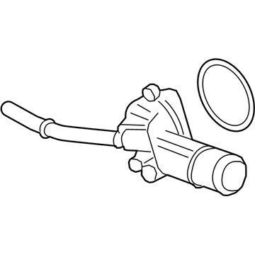 Фланец системы охлаждения (тройник) Ford DS7Z8501C