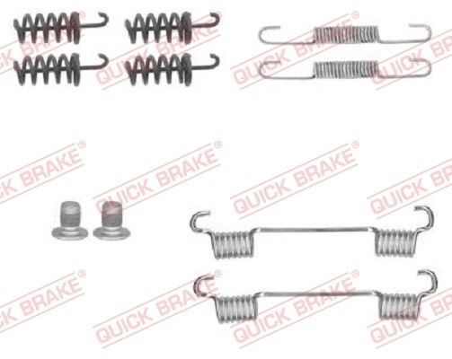 105-0874 Quick Brake kit de reparação dos freios traseiros