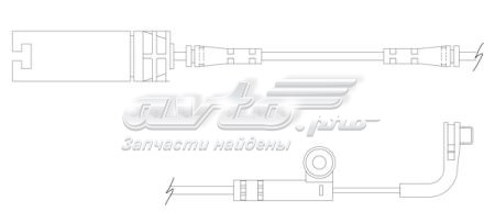 датчик износа тормозных колодок передний WS0218 датчик износа тормозных колодок передний WS0218