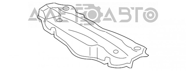 Suporte superior do radiador (painel de montagem de fixação das luzes) para Lexus LS (UVF4)
