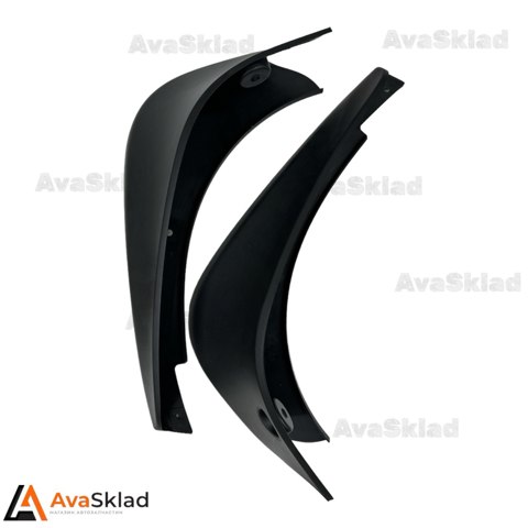 Protetores de lama traseiros, kit Nissan Qashqai II J11