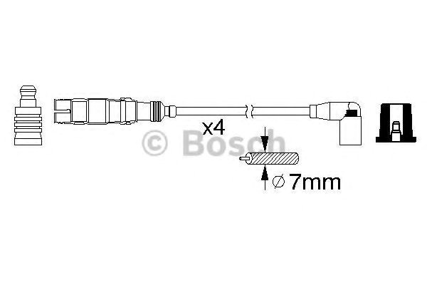 Высоковольтные провода 986356359 Bosch