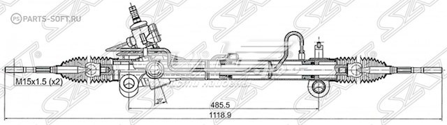 ST4420048090 SAT cremalheira da direção