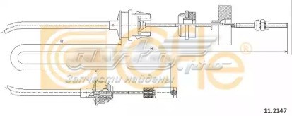 00002150P8 Peugeot/Citroen cabo de embraiagem