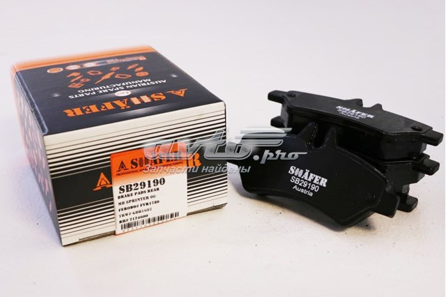 Задние тормозные колодки SB29190 Shafer
