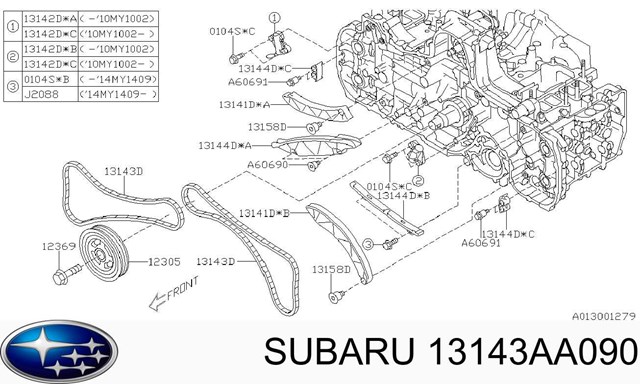  13142AA110 Subaru