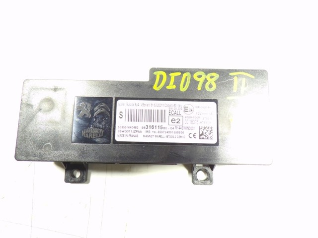 Блок управление Bluetooth Peugeot/Citroen 9835307480