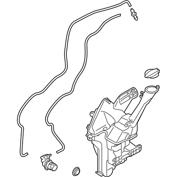 98610B2000 Hyundai/Kia tanque de fluido para lavador de vidro