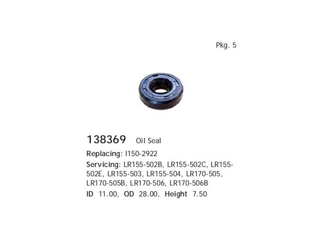 Сальник генератора Isuzu 8944243530